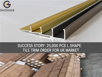 История на успеха: Поръчка на 25 000 бр. L-образна плочка за облицовка за паз...